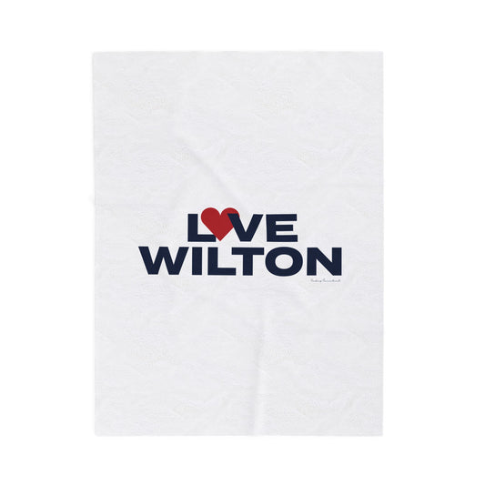 Love Wilton Velveteen Plush Blanket