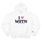 I Heart WSTN Champion Hoodie
