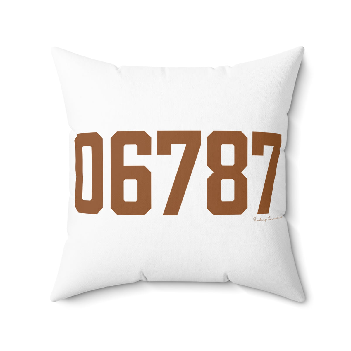 06787 Thomaston Connecticut Zip Code Polyester Square Pillow