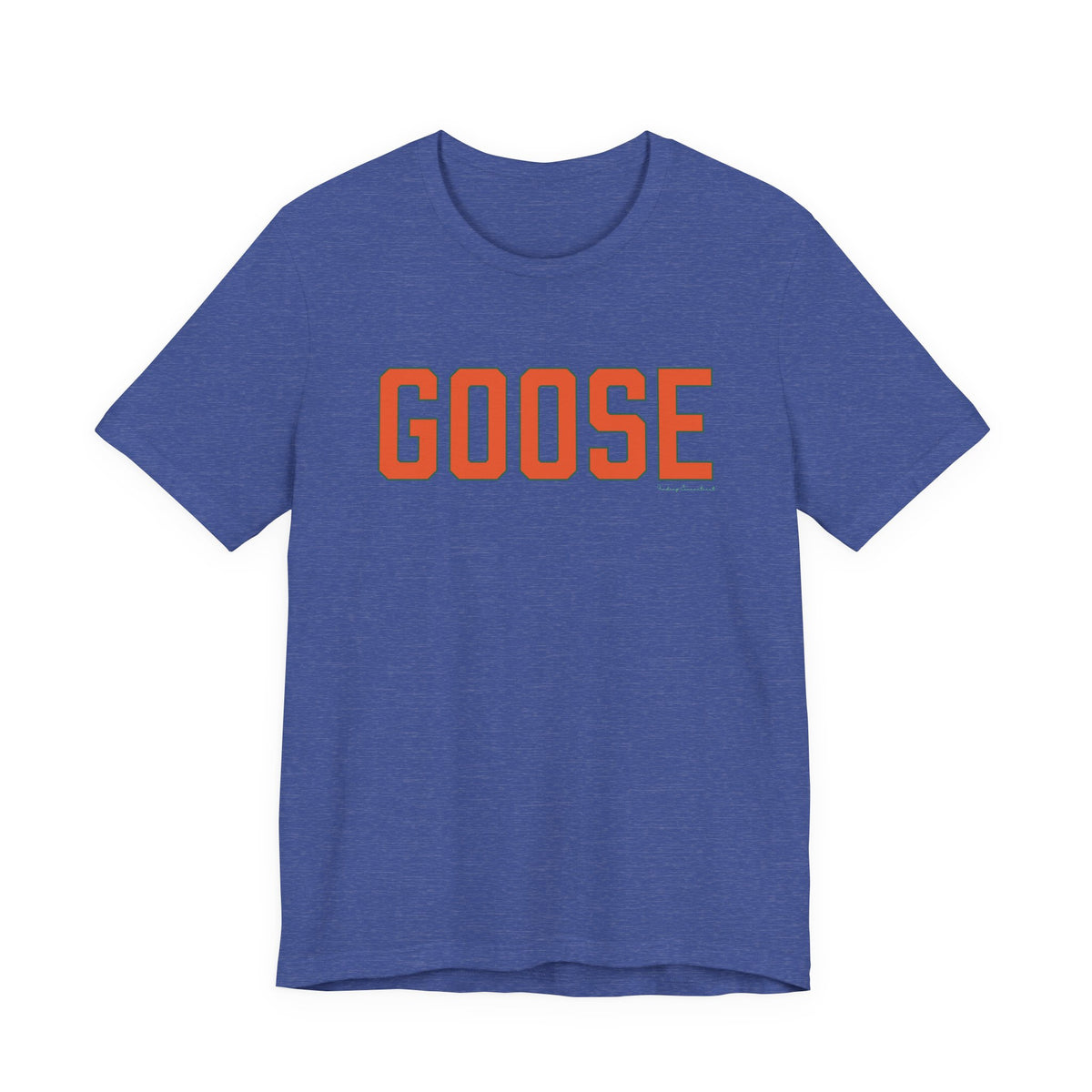 Goose Zip Code Orange & Green Unisex Jersey Short Sleeve T-Shirt