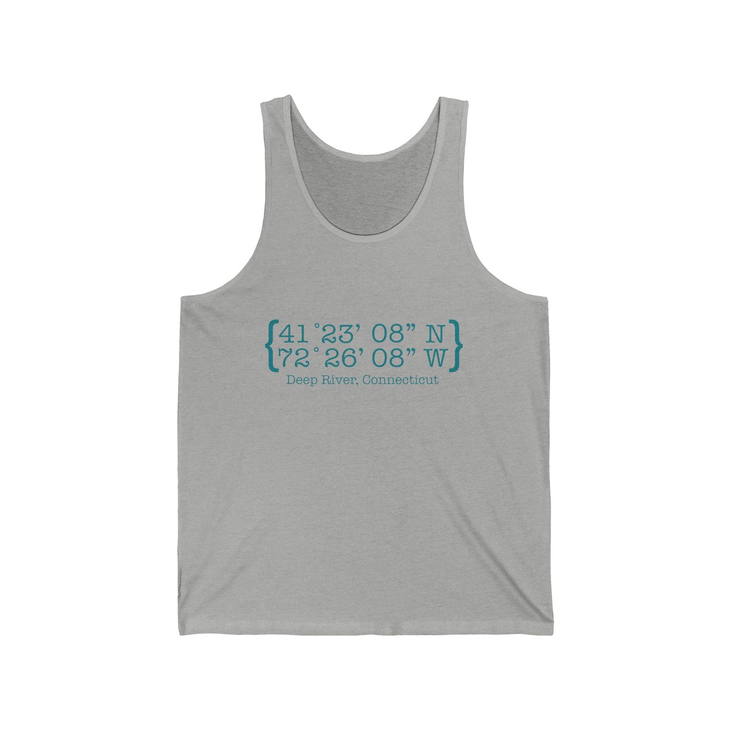 Deep River Coordinates Unisex Jersey Tank