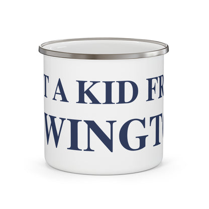 Just a kid from Newington Enamel Camping Mug