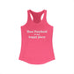 New Fairfield Is My Happy Place Women's Ideal Racerback Tank Top