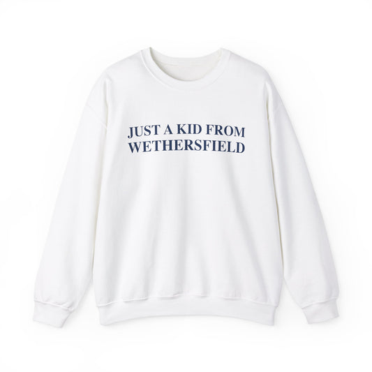 Just a kid from Wethersfield Unisex Heavy Blend™ Crewneck Sweatshirt