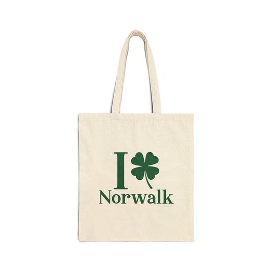 I Clover Norwalk Cotton Canvas Tote Bag