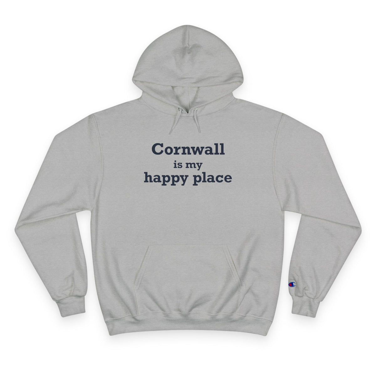 Cornwall is My Happy Place Champion Hoodie