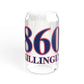 860 Killingly Red, White & Blue Sipper Glass, 16oz
