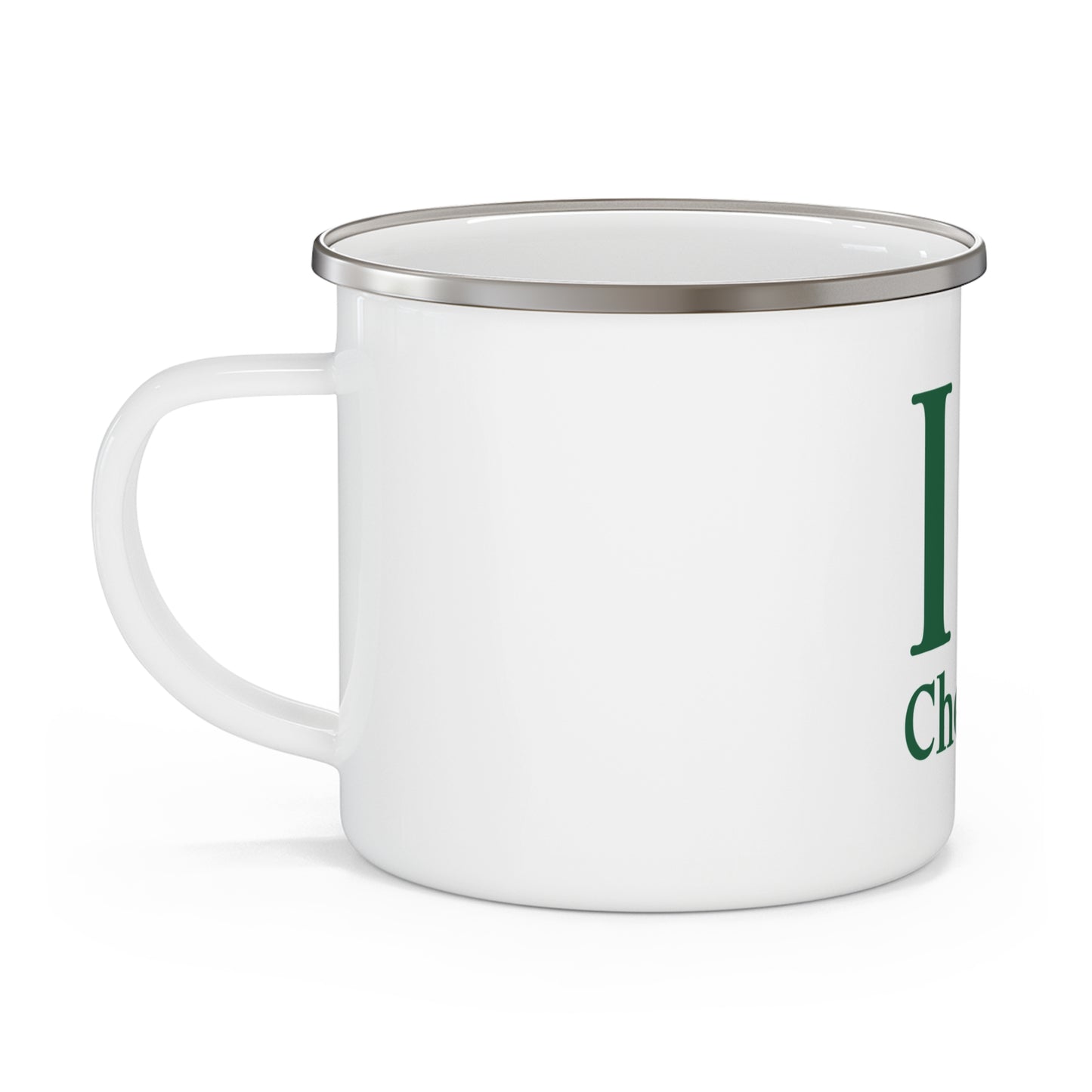 I Clover Chester Enamel Camping Mug