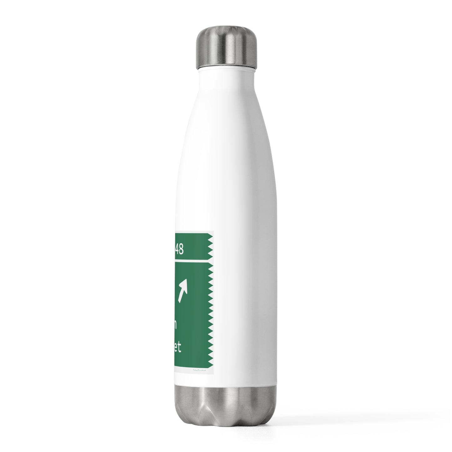 Vintage Merritt Parkway Exit 48 Sign 20oz Insulated Bottle