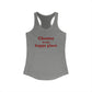 Chester is My Happy Place Women's Ideal Racerback Tank Top