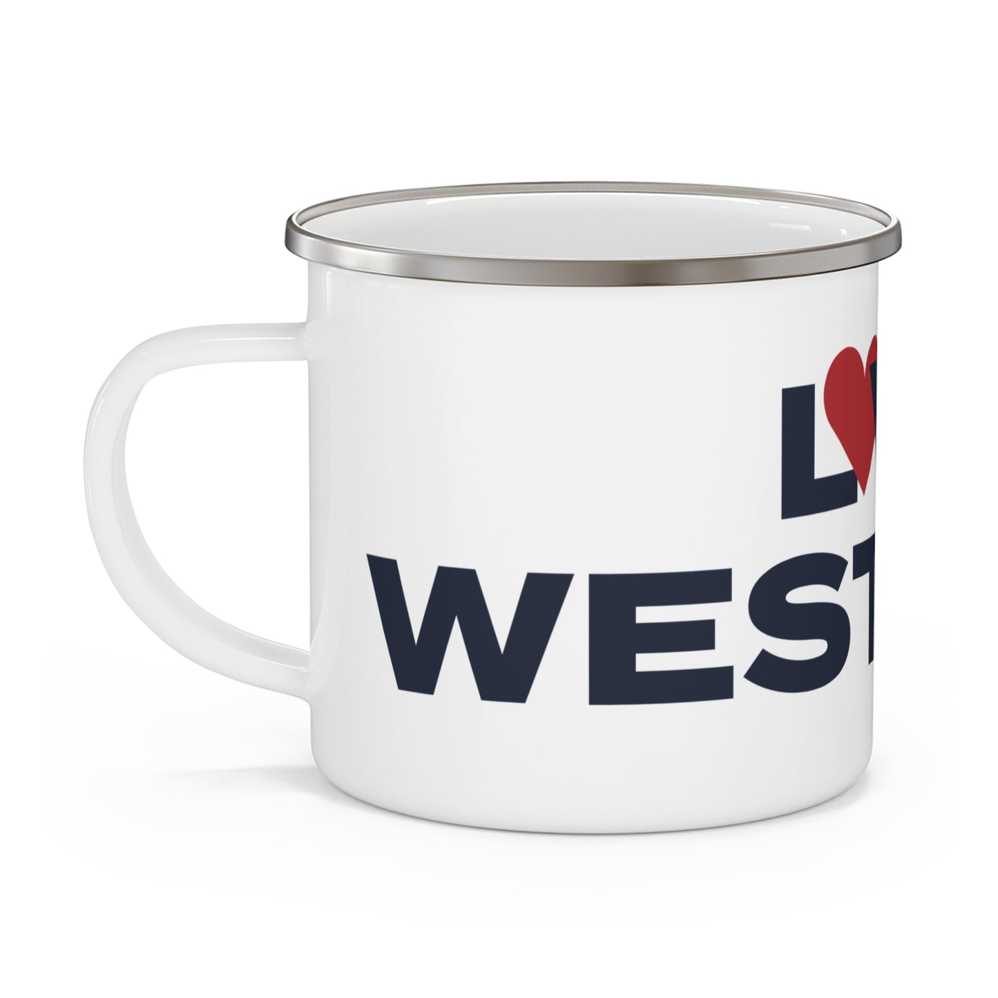Love Westport Enamel Camping Mug