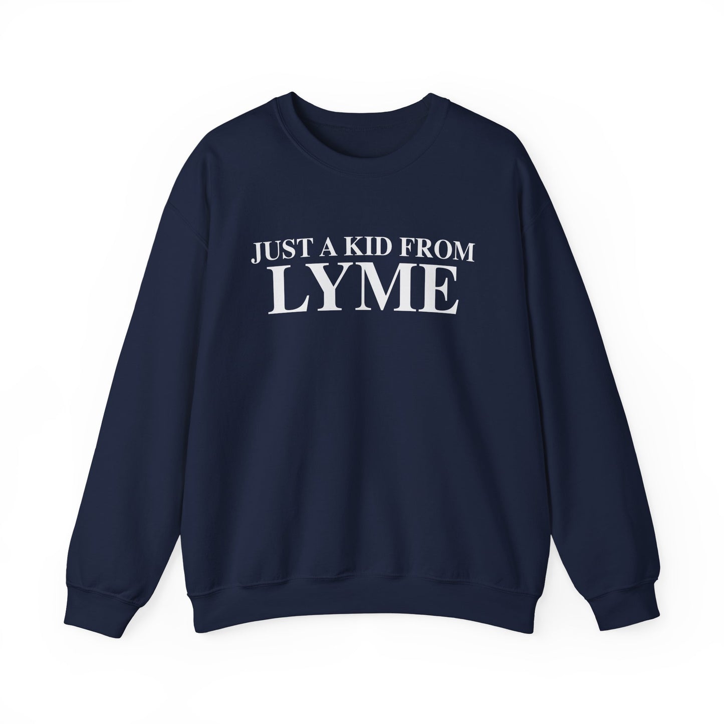 Just a kid from Lyme Unisex Heavy Blend™ Crewneck Sweatshirt