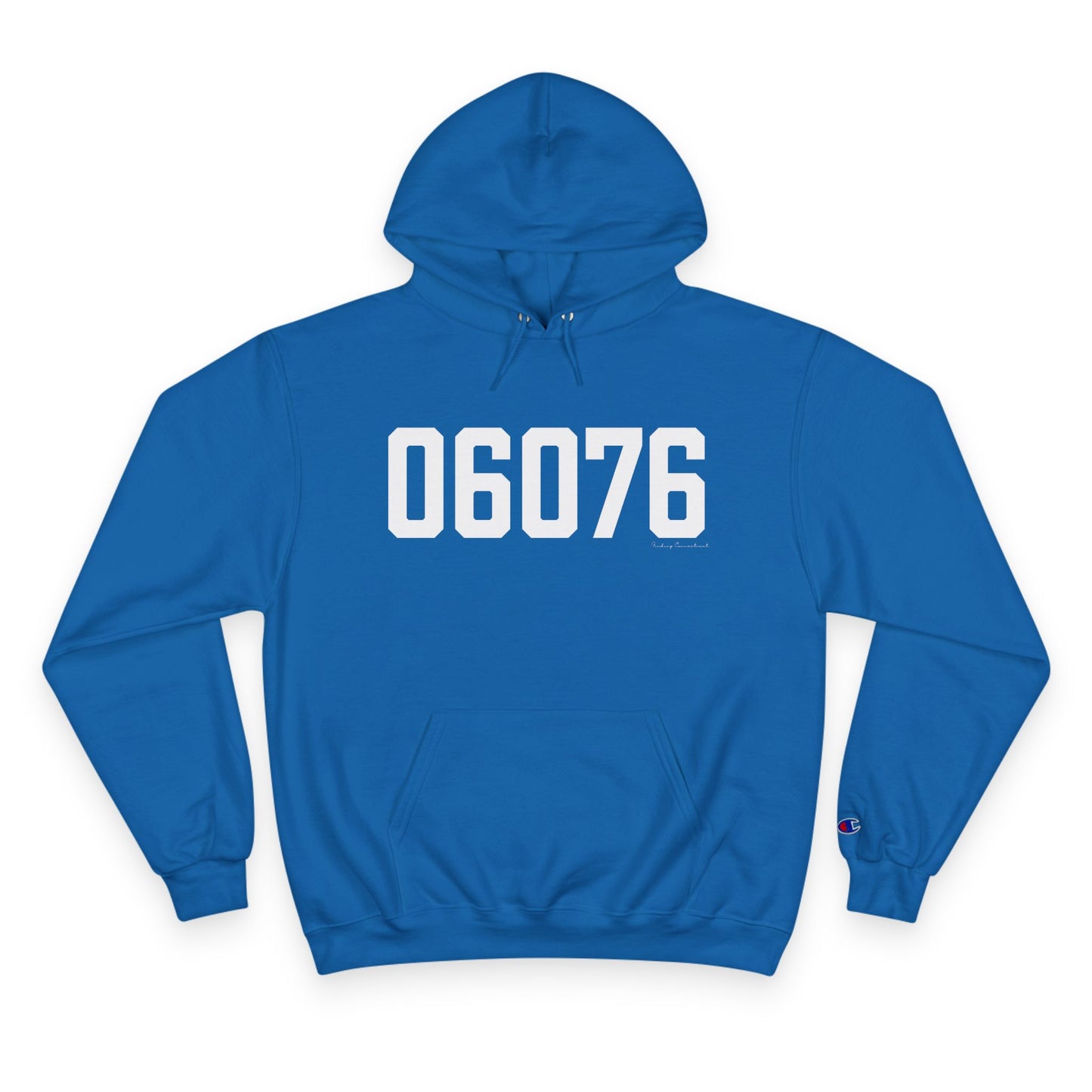 06076 Union CT Zip Code Champion Hoodie