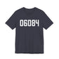 06084 Tolland CT Zip Code Unisex Jersey Short Sleeve T-Shirt