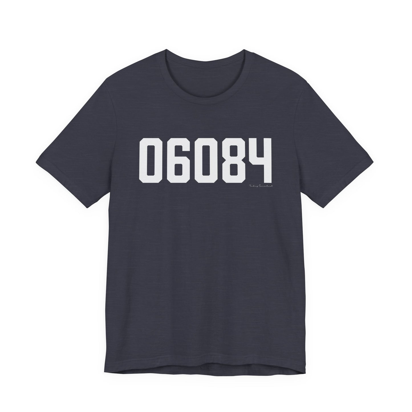 06084 Tolland CT Zip Code Unisex Jersey Short Sleeve T-Shirt