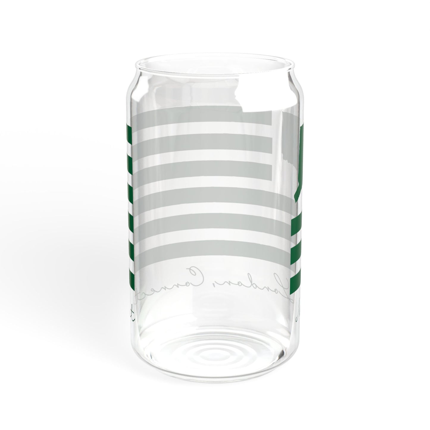 New London Connecticut St. Patrick’s Day Flag Sipper Glass, 16oz