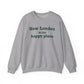 New London is My Happy Place Unisex Heavy Blend™ Crewneck Sweatshirt