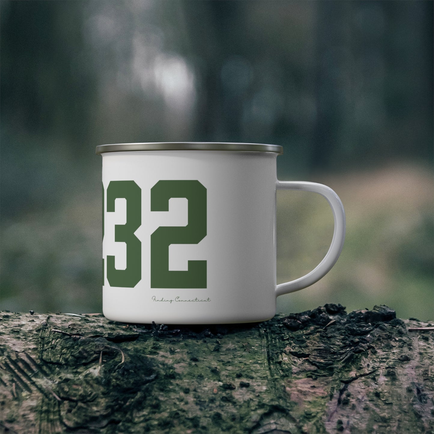 06232 Andover Connecticut Zip Code Enamel Camping Mug
