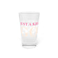 Just a kid listening to Goose - Peach & Pink Pint Glass, 16oz