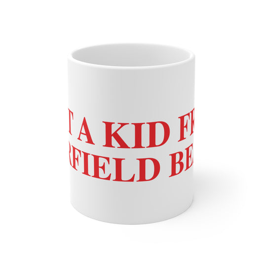 Just a kid from Fairfield Beach Mug 11oz