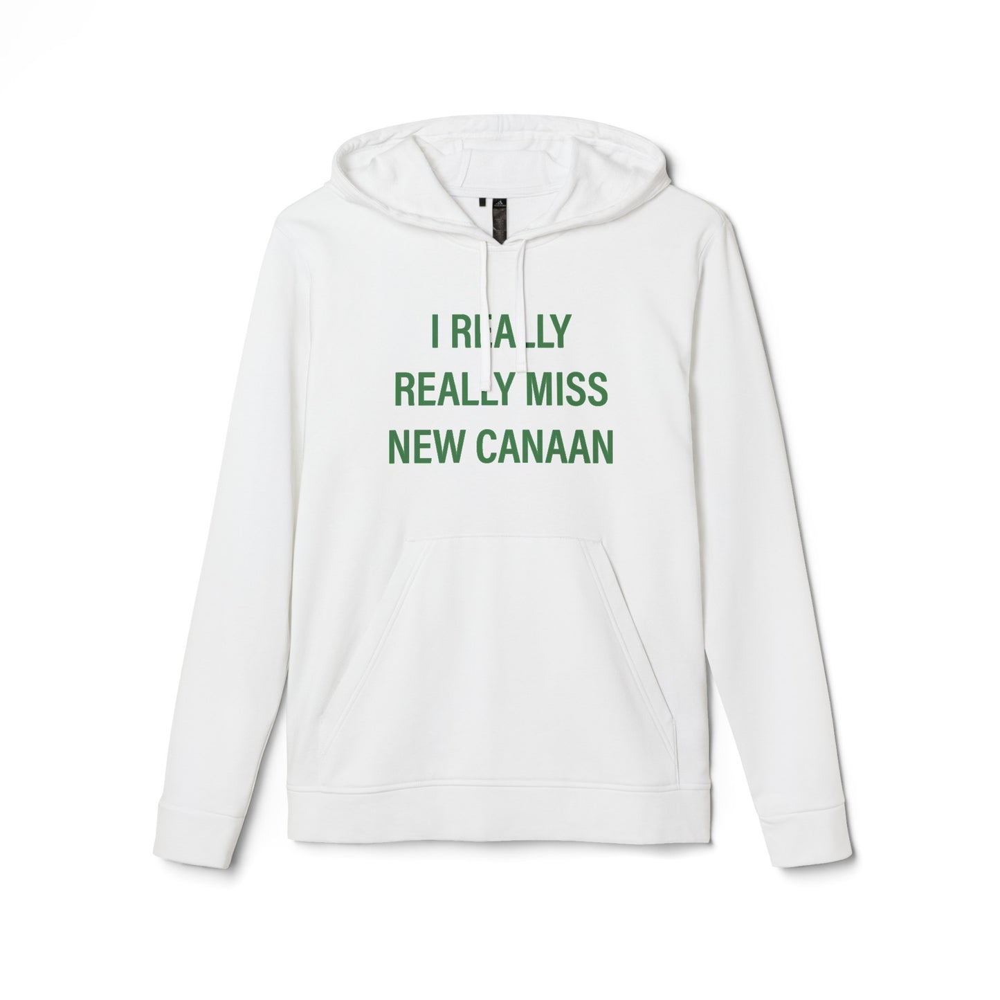 I Really Really Miss New Canaan adidas® Unisex Fleece Hoodie