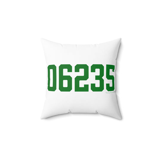 06235 Chaplin Connecticut Zip Code Spun Polyester Square Pillow