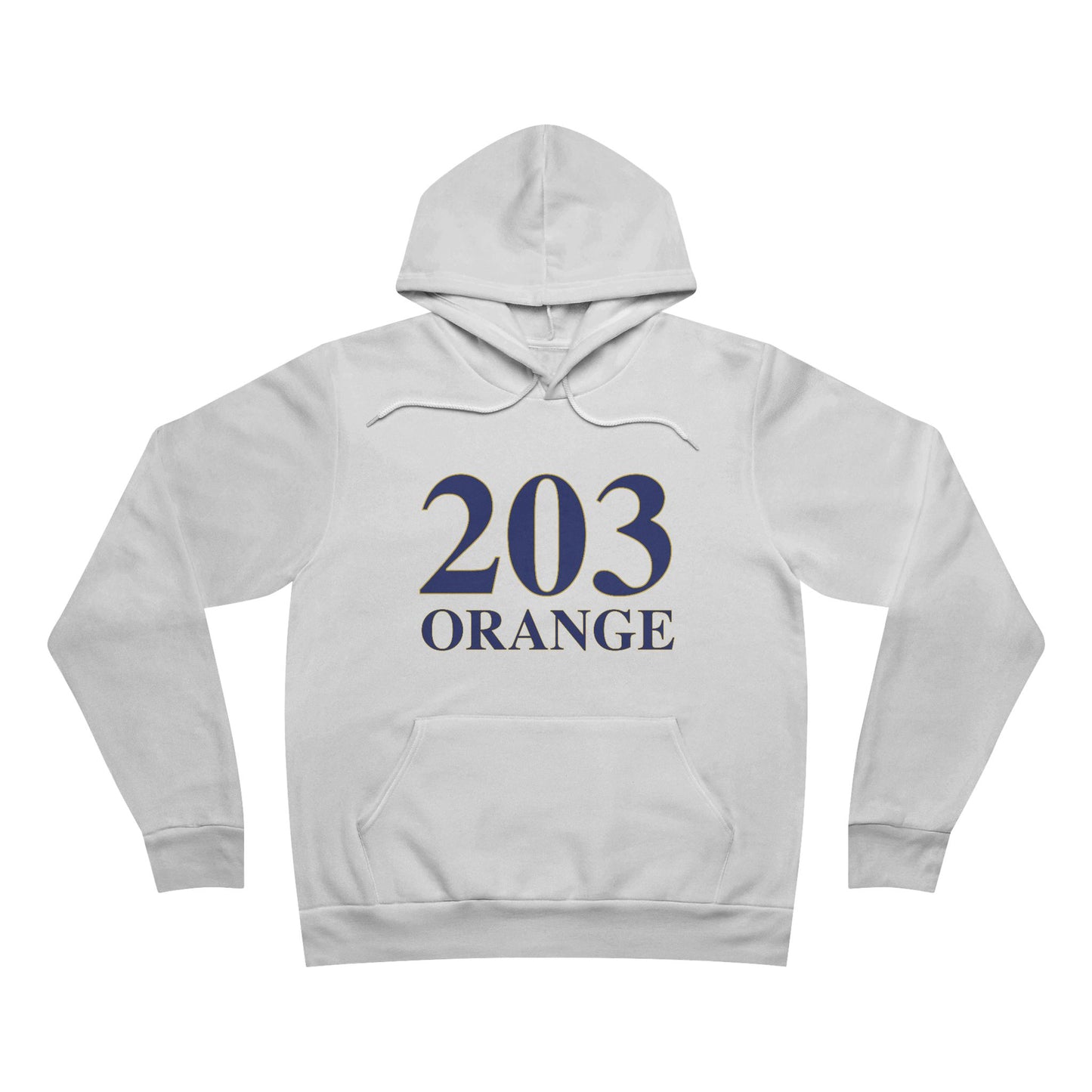 203 Orange Unisex Sponge Fleece Pullover Hoodie