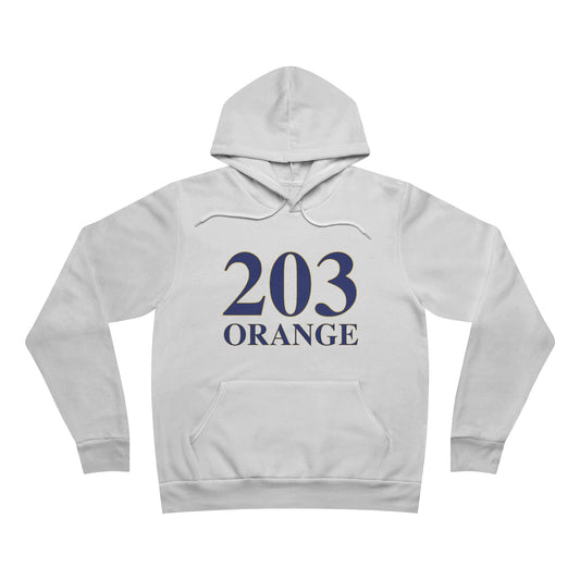 203 Orange Unisex Sponge Fleece Pullover Hoodie