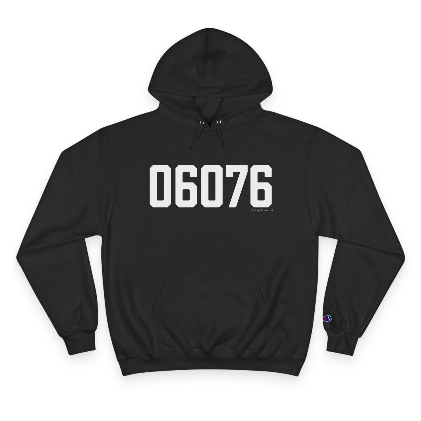06076 Union CT Zip Code Champion Hoodie