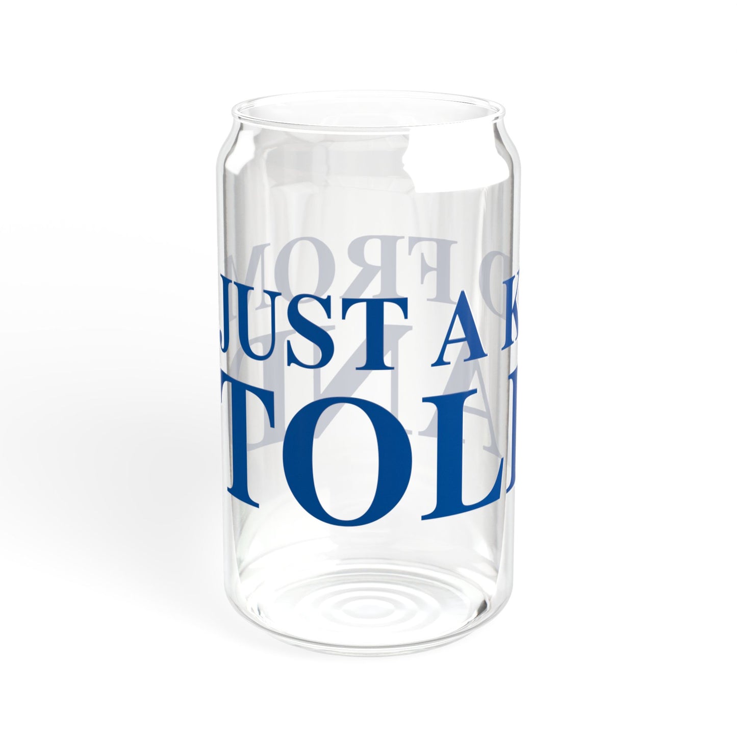 Just a kid from Tolland Sipper Glass, 16oz