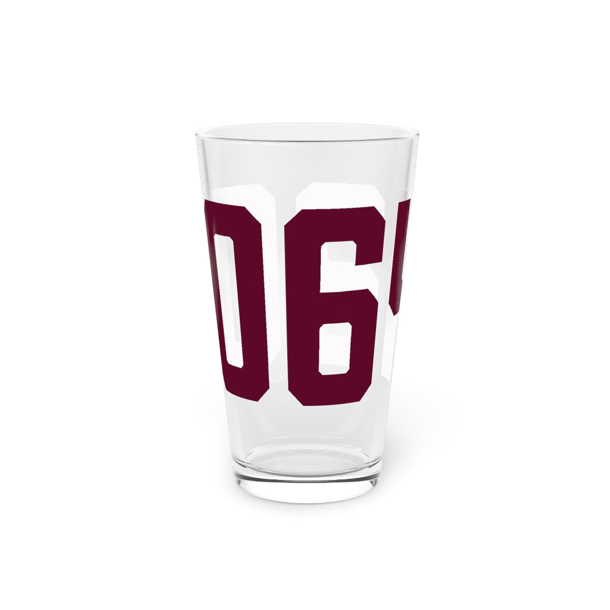 06420 Salem Connecticut Zip Code Pint Glass, 16oz