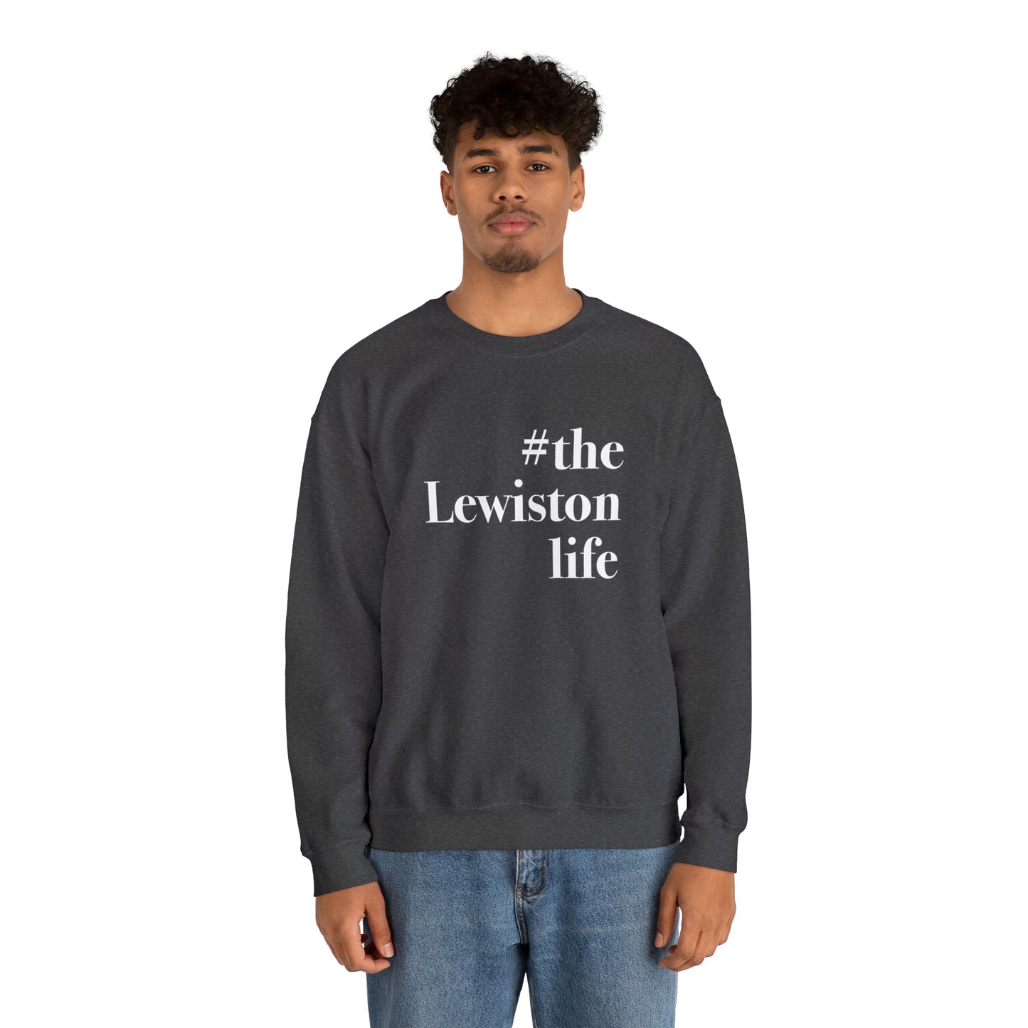 #thelewistonlife Unisex Heavy Blend™ Crewneck Sweatshirt