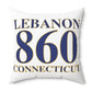 Lebanon 860 Connecticut Spun Polyester Square Pillow