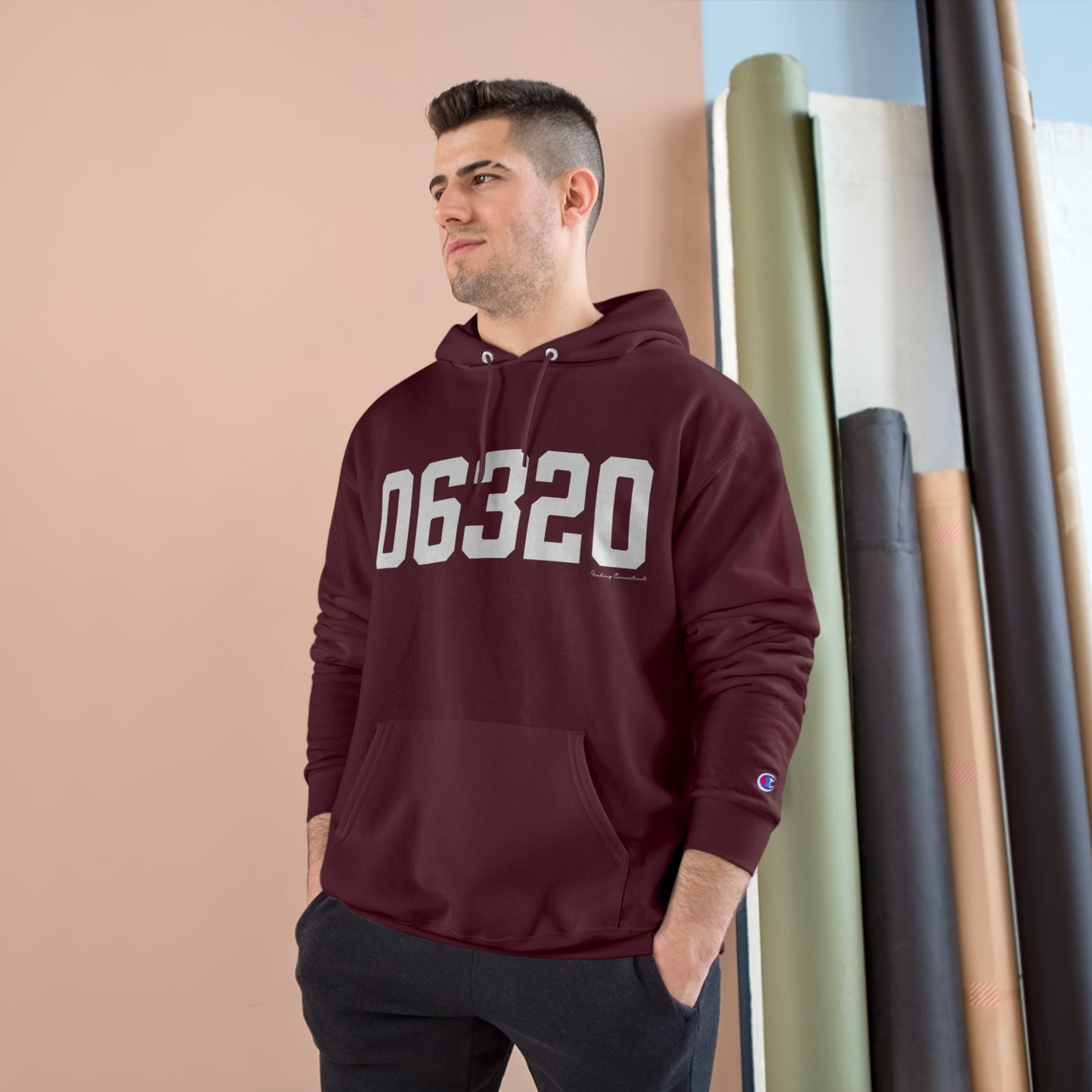 06320 - New London Connecticut Zip Code Champion Hoodie