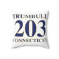 Trumbull 203 Connecticut Spun Polyester Square Pillow
