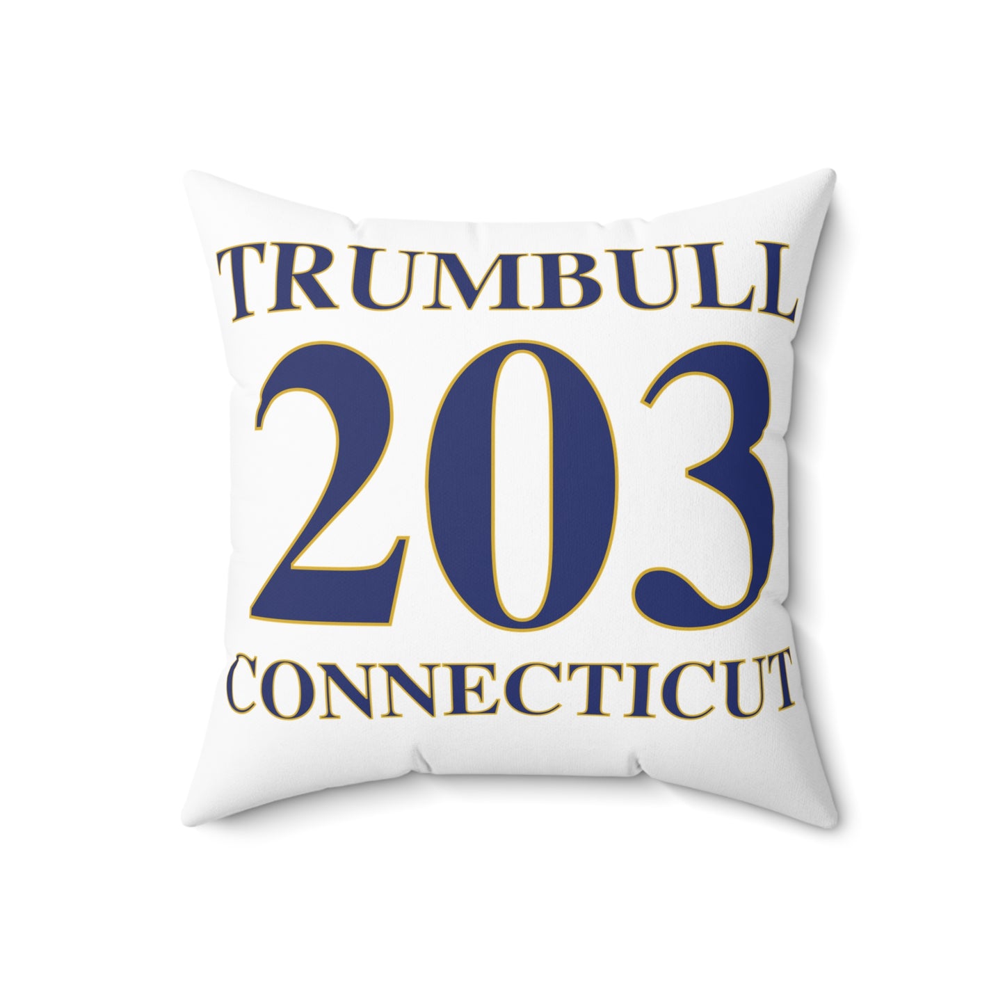Trumbull 203 Connecticut Spun Polyester Square Pillow