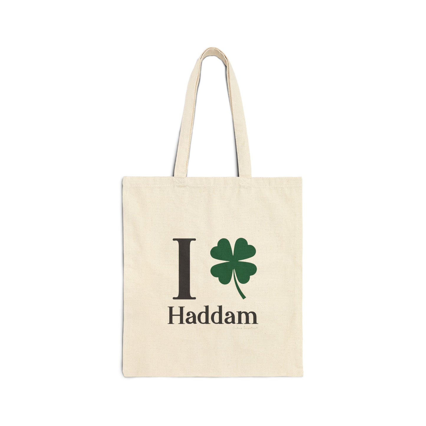 I Clover Haddam Cotton Canvas Tote Bag