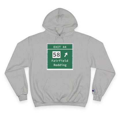 Vintage Merritt Parkway Exit 44 Sign Champion Hoodie