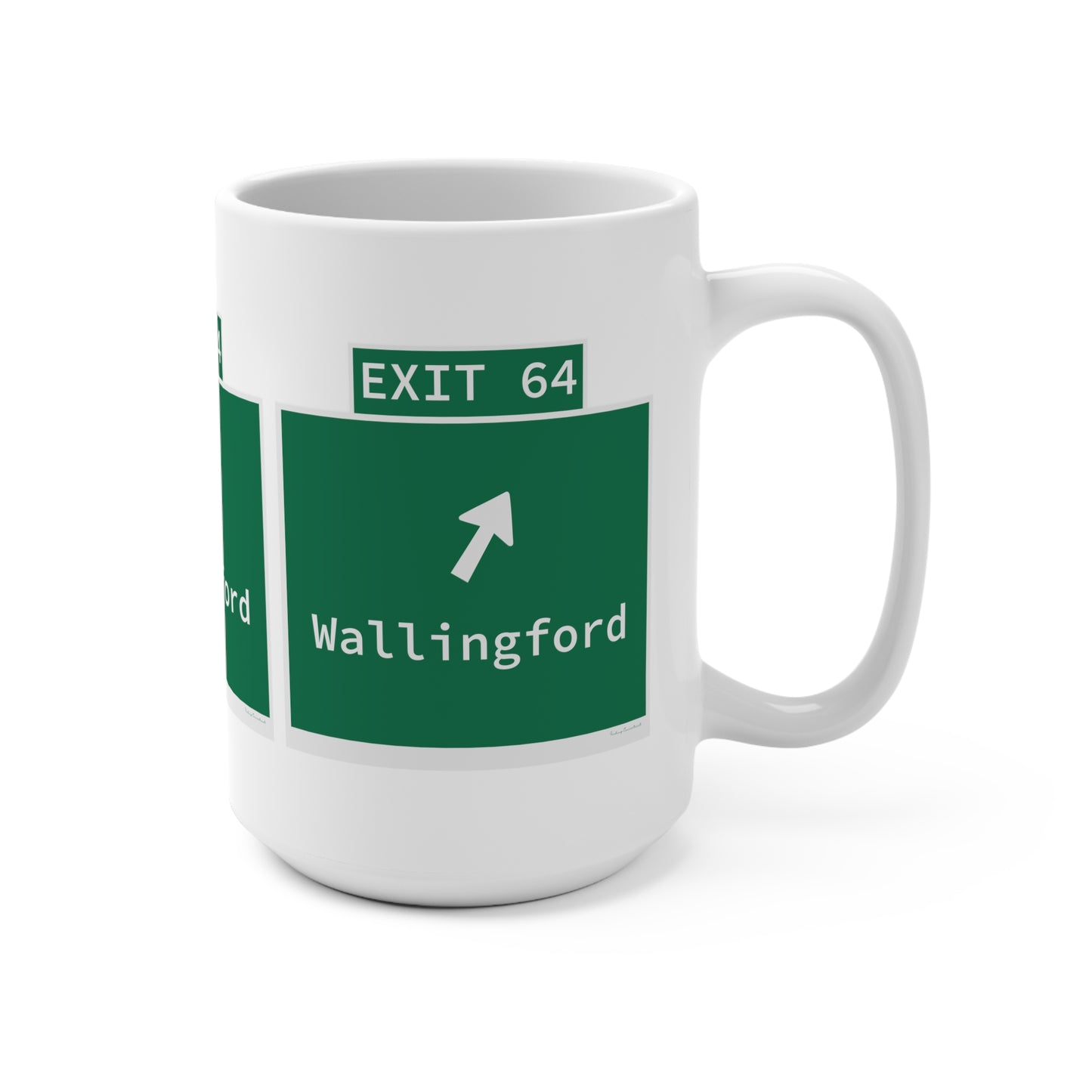 Vintage WCP Exit 64 Sign Mug 15oz