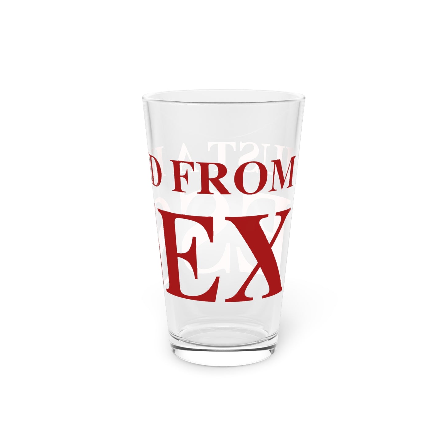 Just a kid from Essex Pint Glass, 16oz
