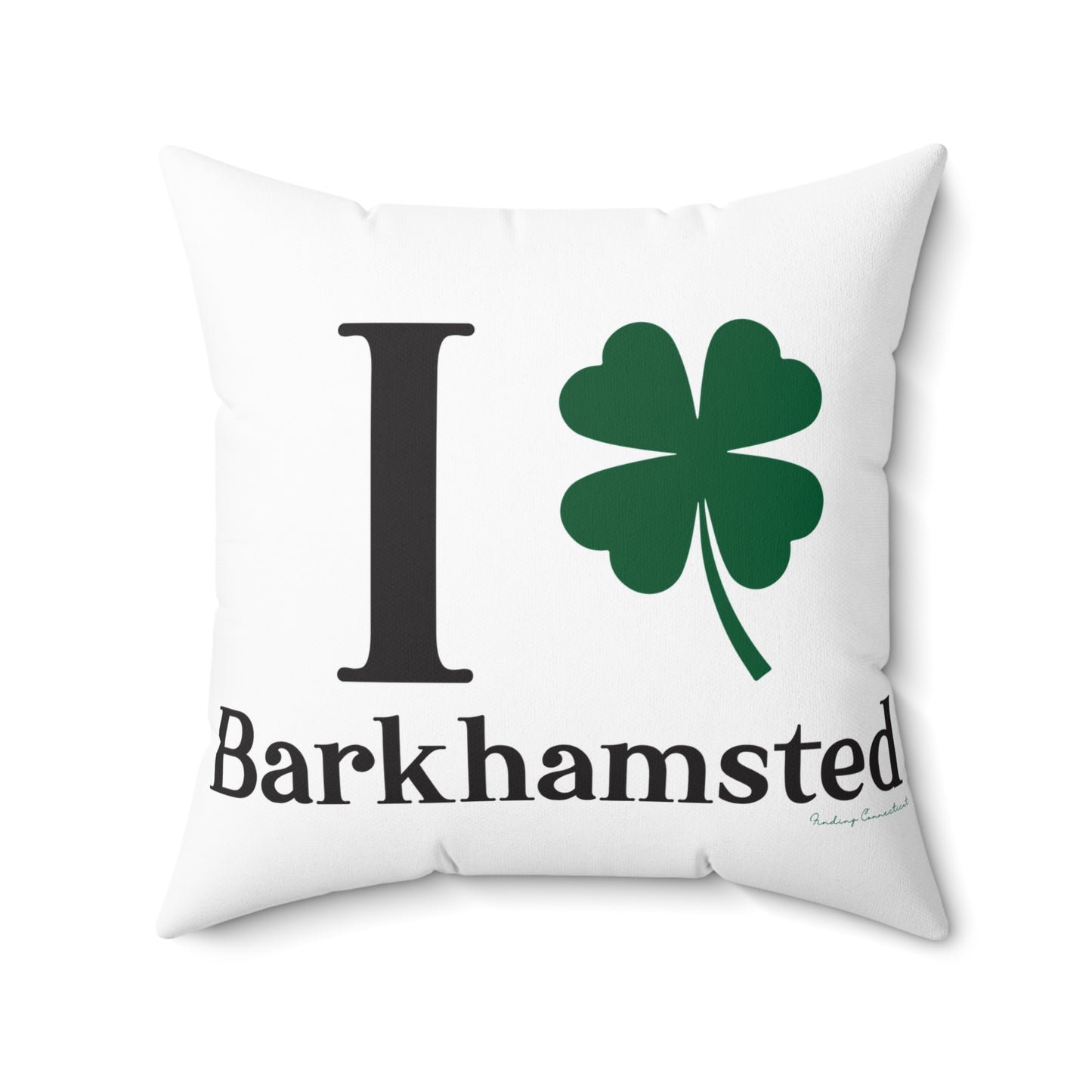 I Clover Barkhamsted Spun Polyester Square Pillow