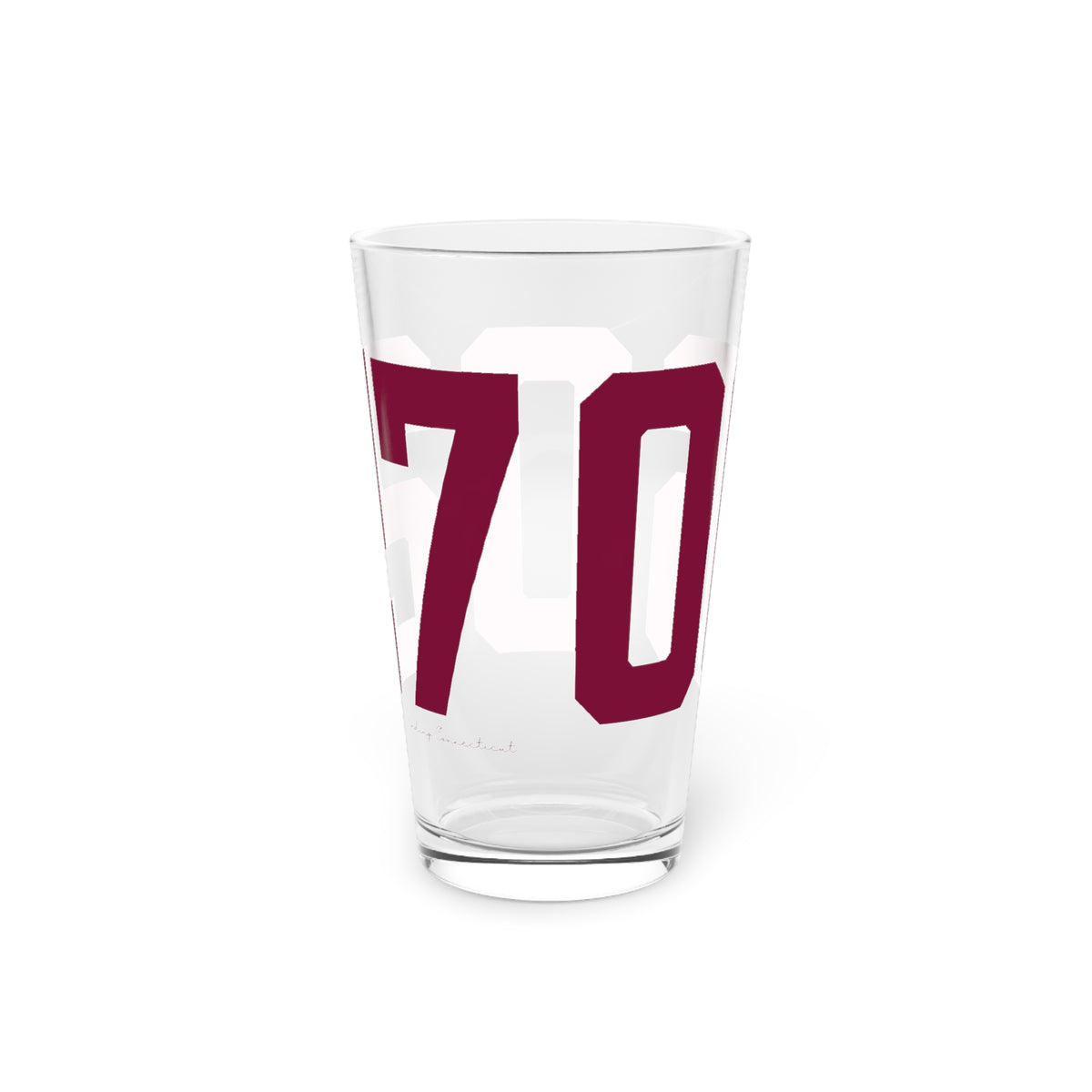 06027 Hartland Connecticut Zip Code Pint Glass, 16oz