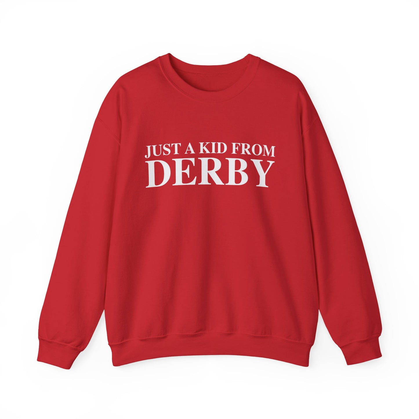 Just a kid from Derby Unisex Heavy Blend™ Crewneck Sweatshirt