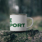 Love Bridgeport Enamel Camping Mug