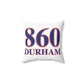 860 Durham Red, White & Blue  Spun Polyester Square Pillow