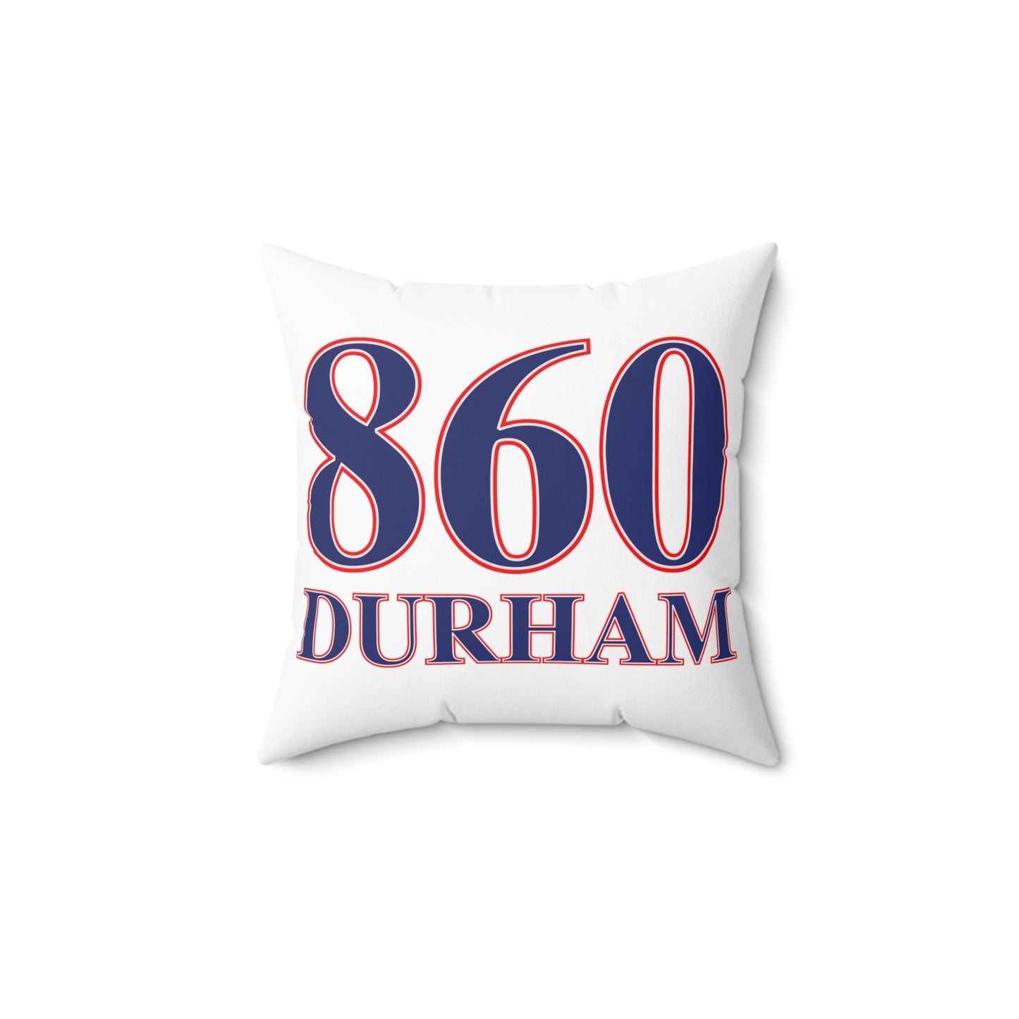 860 Durham Red, White & Blue  Spun Polyester Square Pillow