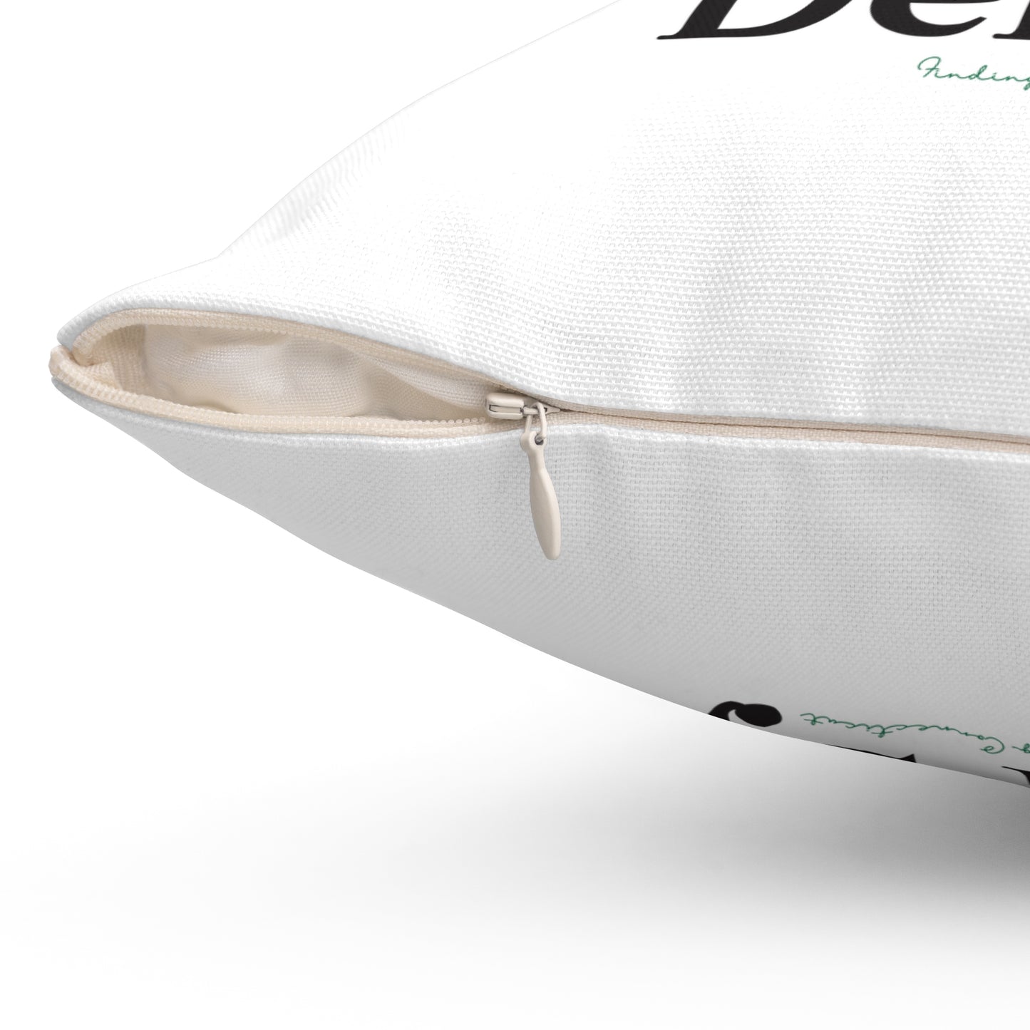 I Clover Derby Spun Polyester Square Pillow
