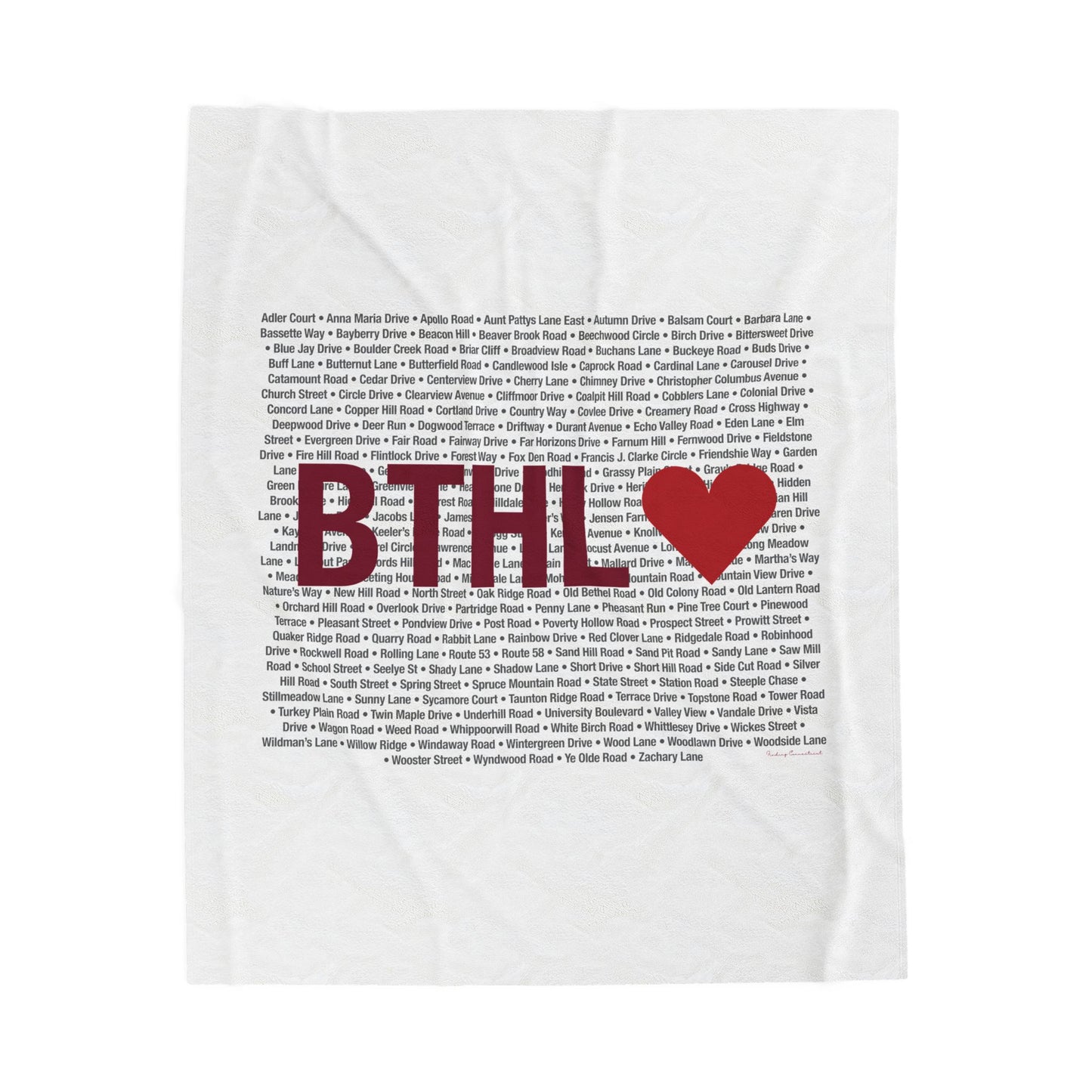 Bethel Love Velveteen Plush Blanket
