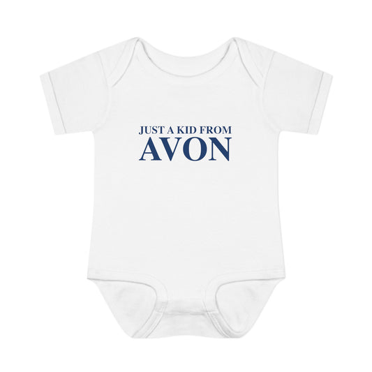 Just a kid from Avon Infant Baby Rib Bodysuit