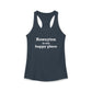 Rowayton is My Happy Place Women's Ideal Racerback Tank Top